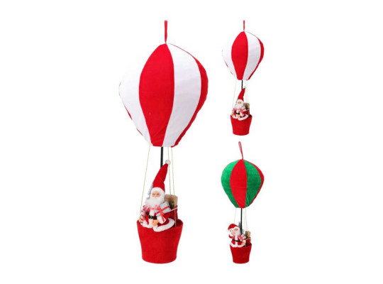 Новогодные декоративные аксессуары KOOPMAN BALLOON WITH SANTA 2ASS CLR (224901) (AMA000810)