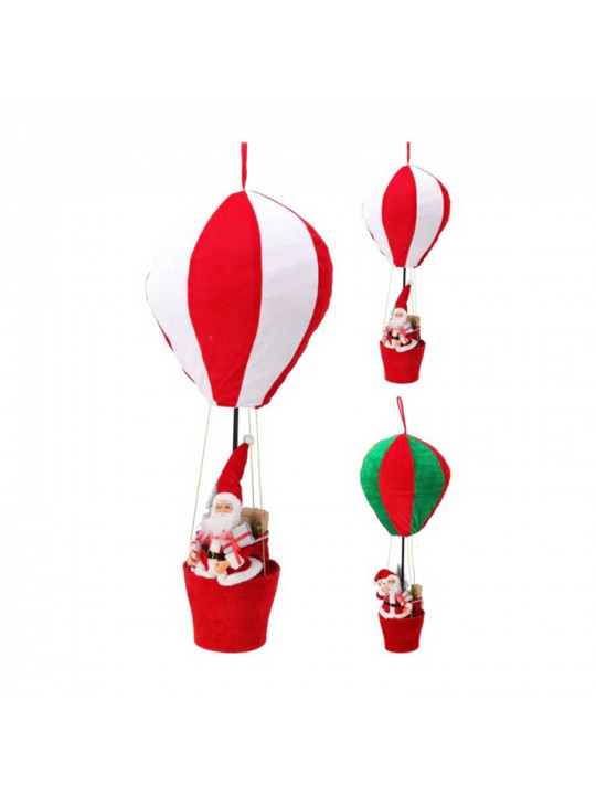 Новогодные декоративные аксессуары KOOPMAN BALLOON WITH SANTA 2ASS CLR (224901) (AMA000810)