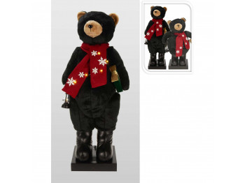 Ամանորյա դեկորատիվ առարկաներ KOOPMAN BEAR 110CM WITH LED AND MUSIC (627931) (ASK007240)