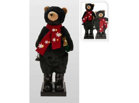 Ամանորյա դեկորատիվ առարկաներ KOOPMAN BEAR 110CM WITH LED AND MUSIC (627931) (ASK007240)