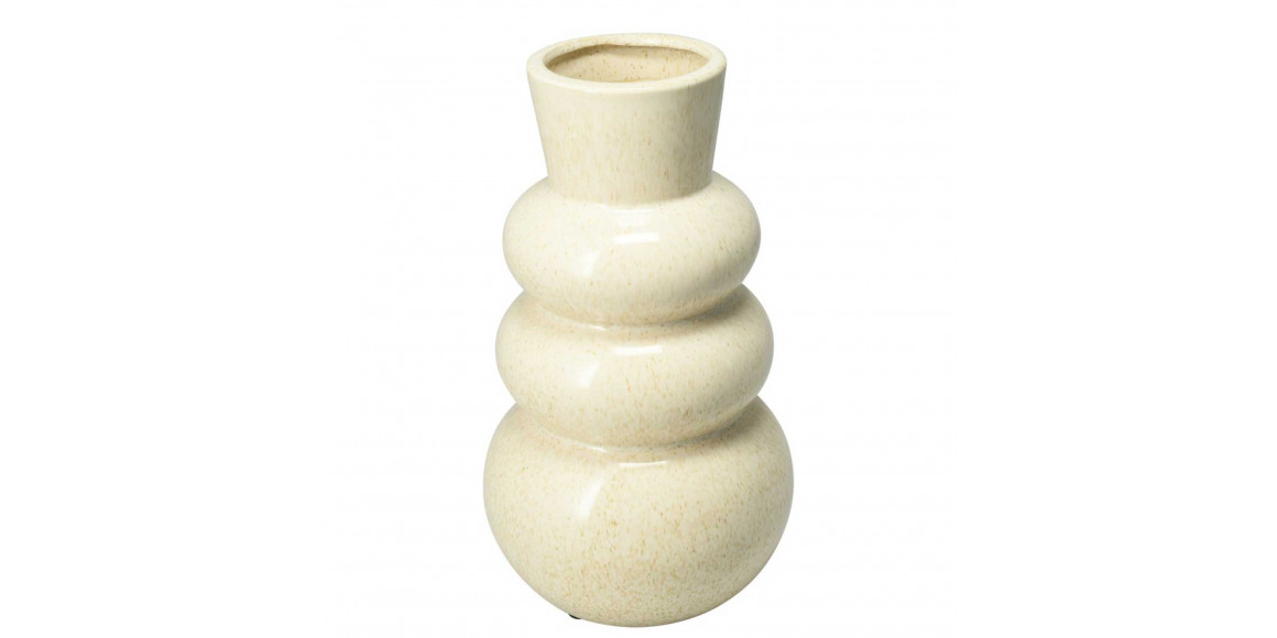 Vases KOOPMAN BUBBLE VASE CREAM 16X29CM (110860) (APF660170)