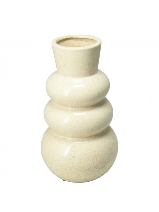 Vases KOOPMAN BUBBLE VASE CREAM 16X29CM (110860) (APF660170)
