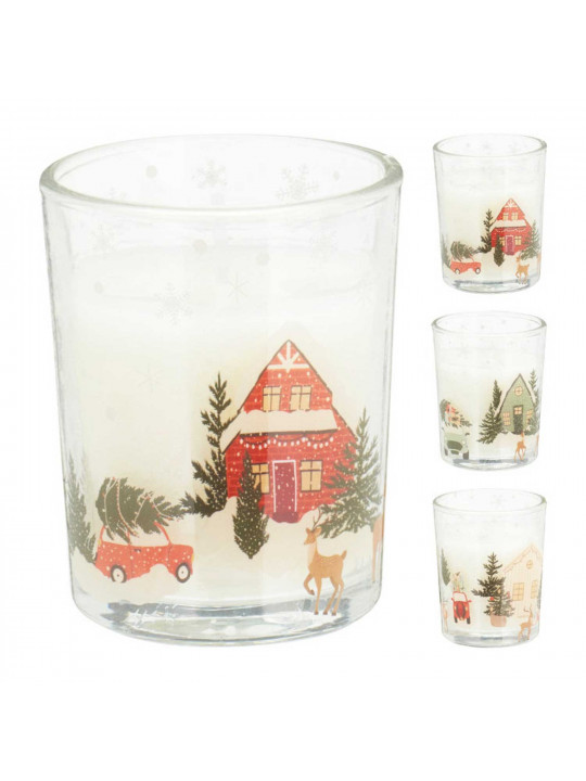 Մոմ KOOPMAN CANDLE IN GLASS 55X65MM 3ASS (648783) (AAE445800)