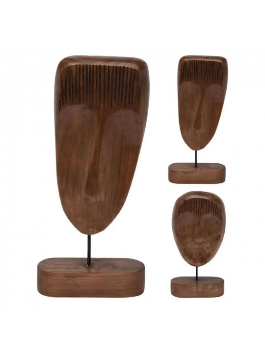 Դեկորատիվ առարկաներ KOOPMAN DECO FACE 44CM BROWN (CAZ111250)