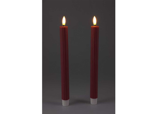 Candle KOOPMAN DINNER CANDLE 2PCS 25CM 3ASS (179157) (AWL101110)