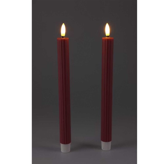 Свеча KOOPMAN DINNER CANDLE 2PCS 25CM 3ASS (179157) (AWL101110)