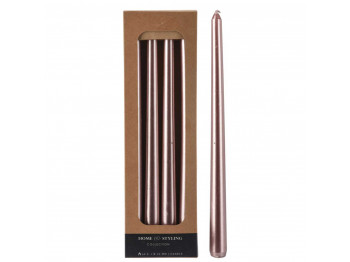 Candle KOOPMAN DINNER CANDLES 4PC 30CM PINK (248402) (ACB101460)
