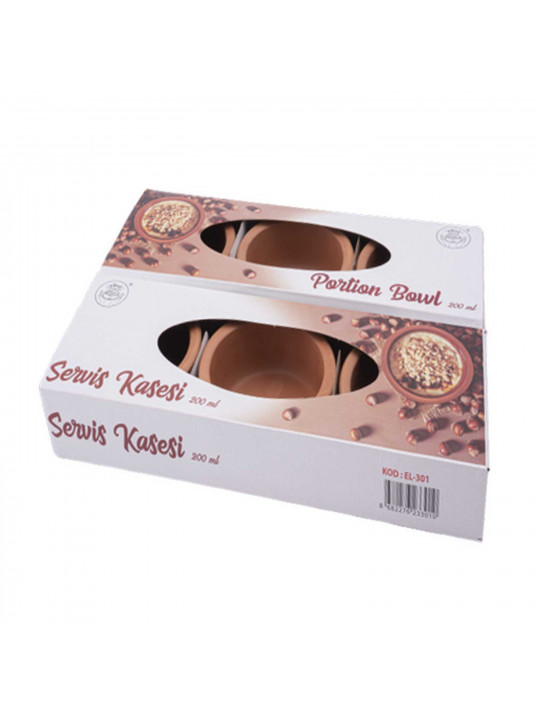 Տարա ELIZI EL-311 PORTION BOWL SET 6PC HANDMADE 250ML 