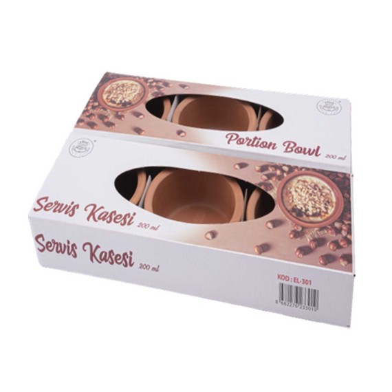 Տարա ELIZI EL-311 PORTION BOWL SET 6PC HANDMADE 250ML 