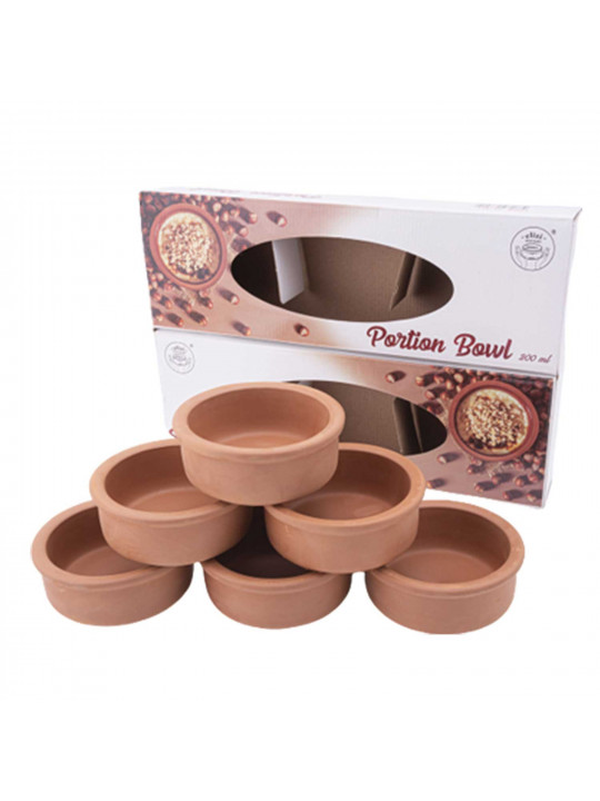 Տարա ELIZI EL-311 PORTION BOWL SET 6PC HANDMADE 250ML 