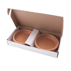 Տարա ELIZI EL-319 ROASTING BOWL SET 2PC HANDMADE GLAZED 300ML 