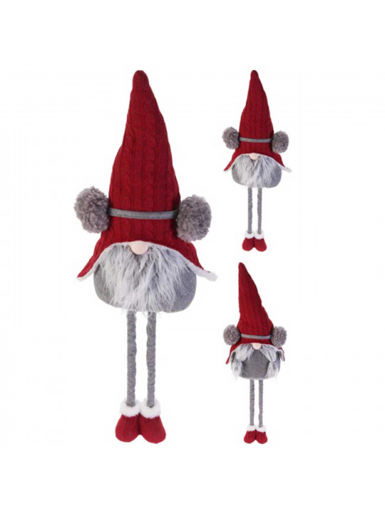 Новогодные декоративные аксессуары KOOPMAN GNOME 93CM 2ASS DESIGN RED (APF661530)