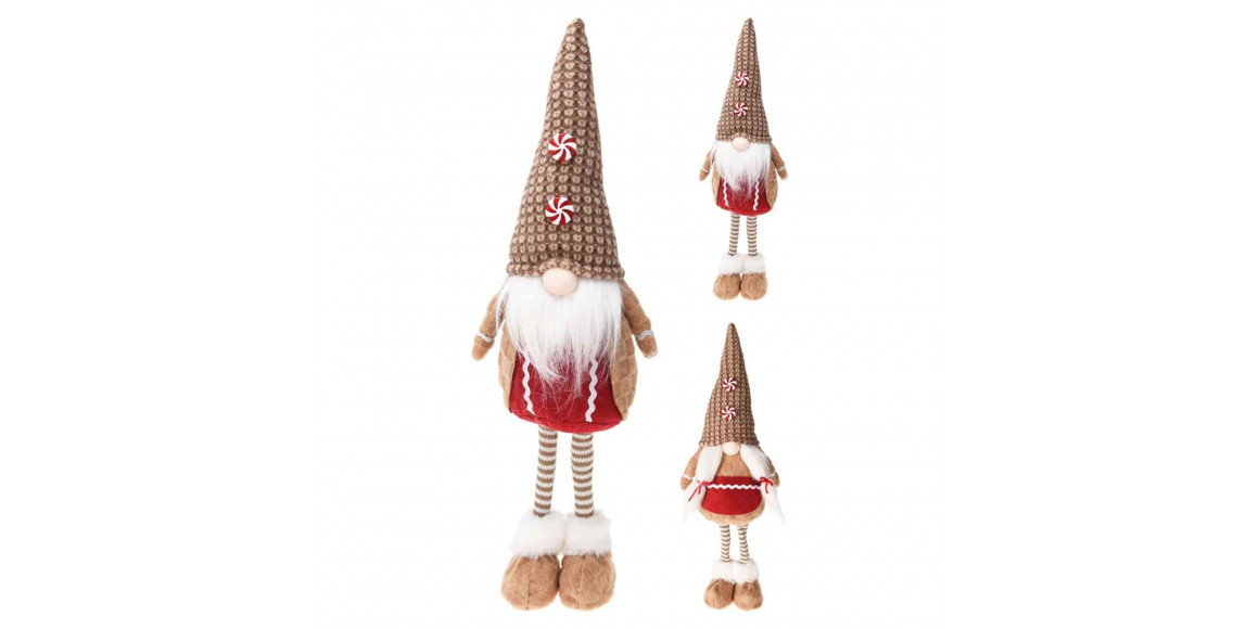 Ամանորյա դեկորատիվ առարկաներ KOOPMAN GNOME GINGERBREAD STANDING 50C (252713) (AMA002000)