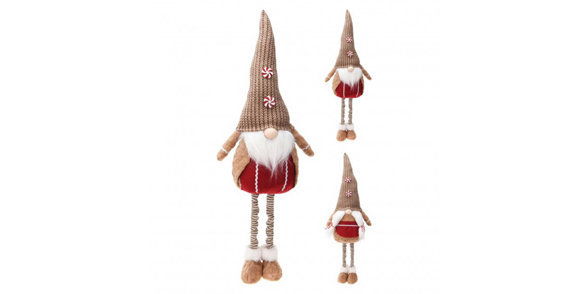 Ամանորյա դեկորատիվ առարկաներ KOOPMAN GNOME GINGERBREAD STANDING 95C (253086) (AMA002030)