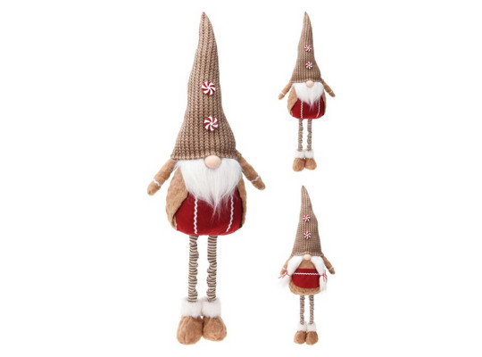 Новогодные декоративные аксессуары KOOPMAN GNOME GINGERBREAD STANDING 95C (253086) (AMA002030)