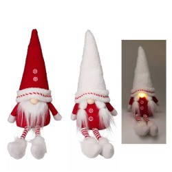 Ամանորյա դեկորատիվ առարկաներ KOOPMAN GNOME SITTING 17X10X52CM 2ASS (545136) (AMA003000)