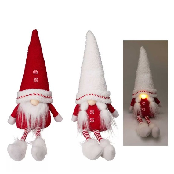 Новогодные декоративные аксессуары KOOPMAN GNOME SITTING 17X10X52CM 2ASS (545136) (AMA003000)
