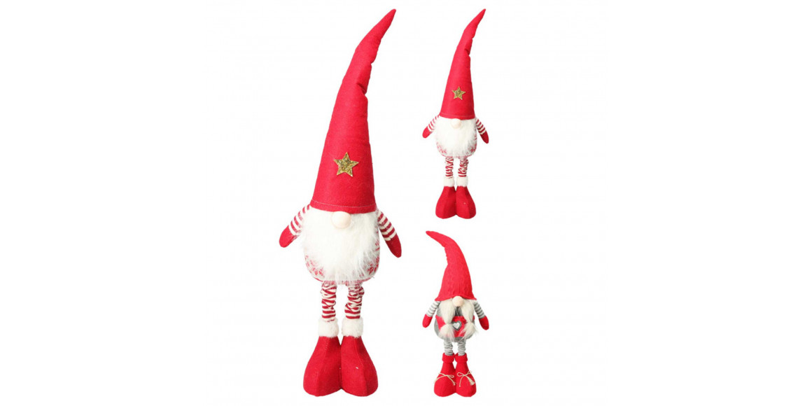 Ամանորյա դեկորատիվ առարկաներ KOOPMAN GNOME STANDING 65CM 2ASS (704274) (GR9123610)