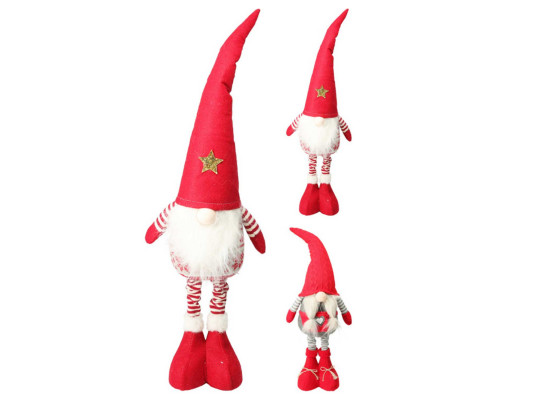 Новогодные декоративные аксессуары KOOPMAN GNOME STANDING 65CM 2ASS (704274) (GR9123610)