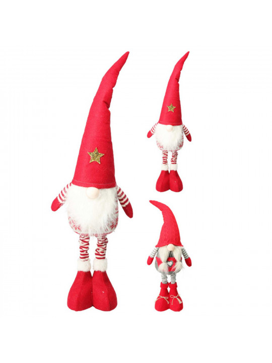 Новогодные декоративные аксессуары KOOPMAN GNOME STANDING 65CM 2ASS (704274) (GR9123610)