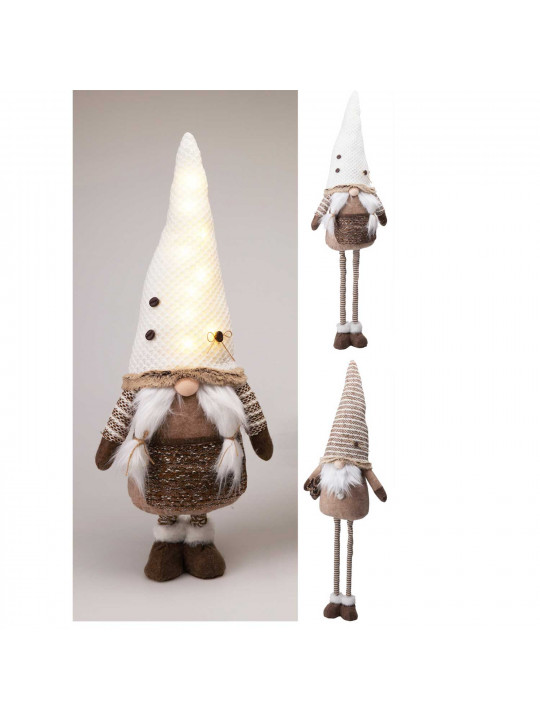 N/y decorate objects KOOPMAN GNOME TELESCOPE LEGS LED BROWN (650991) (APF661680)