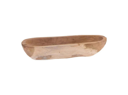 Bowl KOOPMAN J11301410 TEAK WOOD 40x11x7CM (334986)