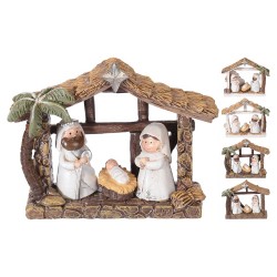 Ամանորյա դեկորատիվ առարկաներ KOOPMAN NATIVITY SCENE 3 FIGURES 4ASS (656954) (ALX609000)