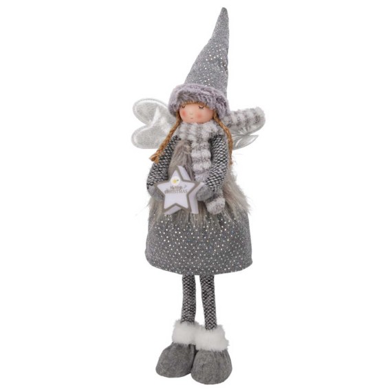 Новогодные декоративные аксессуары KOOPMAN PLUSH ANGEL STANDING LED 67CM (569200) (APF661460)