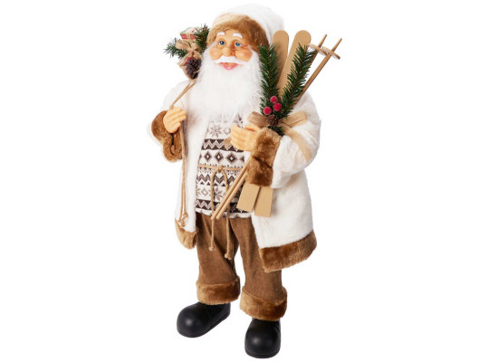 Ամանորյա դեկորատիվ առարկաներ KOOPMAN SANTA STANDING 80CM BROWN (642637) (ATK000420)