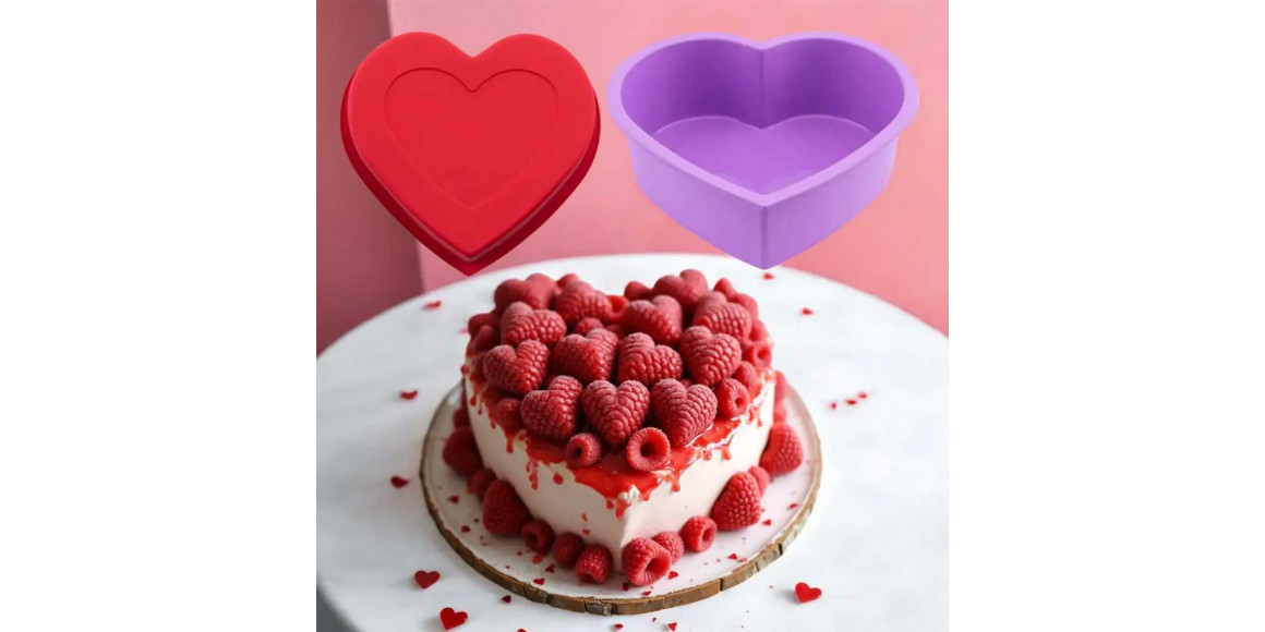 Ֆորմա SILICOLIFE SL003E HEART SHARP CAKE MOLD 
