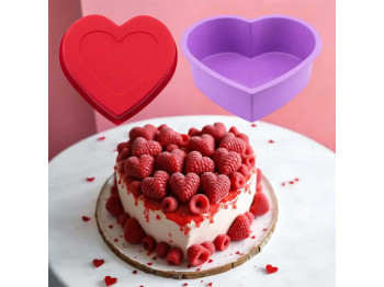 Форма SILICOLIFE SL003E HEART SHARP CAKE MOLD 