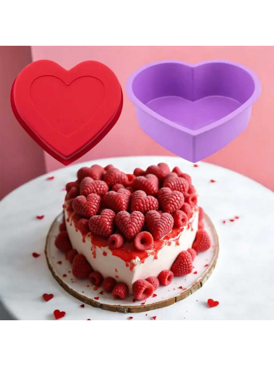 Ֆորմա SILICOLIFE SL003E HEART SHARP CAKE MOLD 