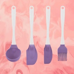 Kitchen tools set SILICOLIFE SL048 CLASSIC COOKING SERVING SET 4PC 