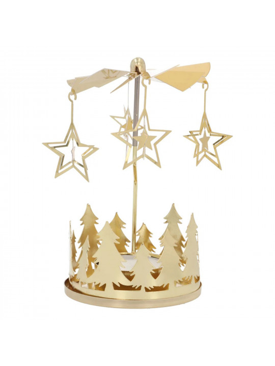 Подсвечник KOOPMAN TEALIGHT HOLDER CAROUSEL GOLD (658118) (ACC004960)