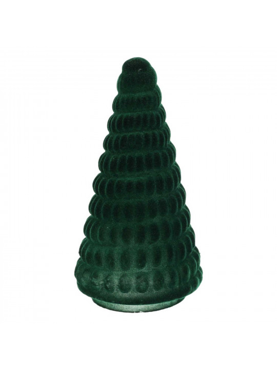 Новогодные декоративные аксессуары KOOPMAN TREE 20CM GLASS GREEN 3ASS (594943) (A75200970)