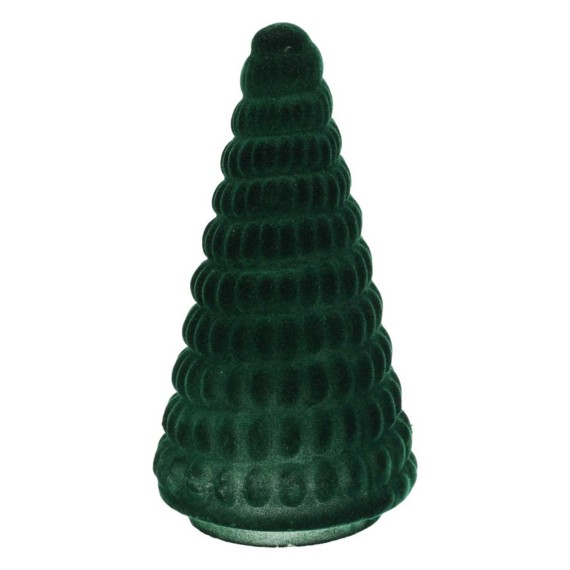 Ամանորյա դեկորատիվ առարկաներ KOOPMAN TREE 20CM GLASS GREEN 3ASS (594943) (A75200970)
