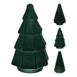 N/y decorate objects KOOPMAN TREE 20CM GLASS GREEN 3ASS (594943) (A75200970)