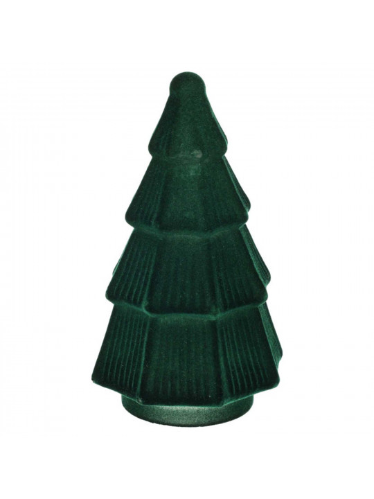 Новогодные декоративные аксессуары KOOPMAN TREE 20CM GLASS GREEN 3ASS (594943) (A75200970)