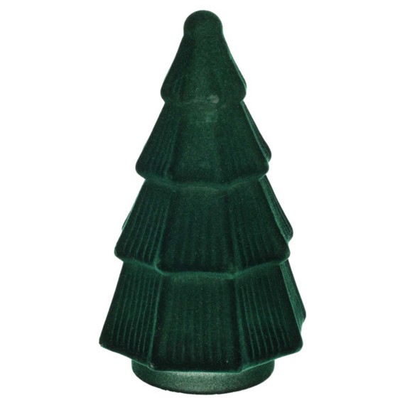 Ամանորյա դեկորատիվ առարկաներ KOOPMAN TREE 20CM GLASS GREEN 3ASS (594943) (A75200970)