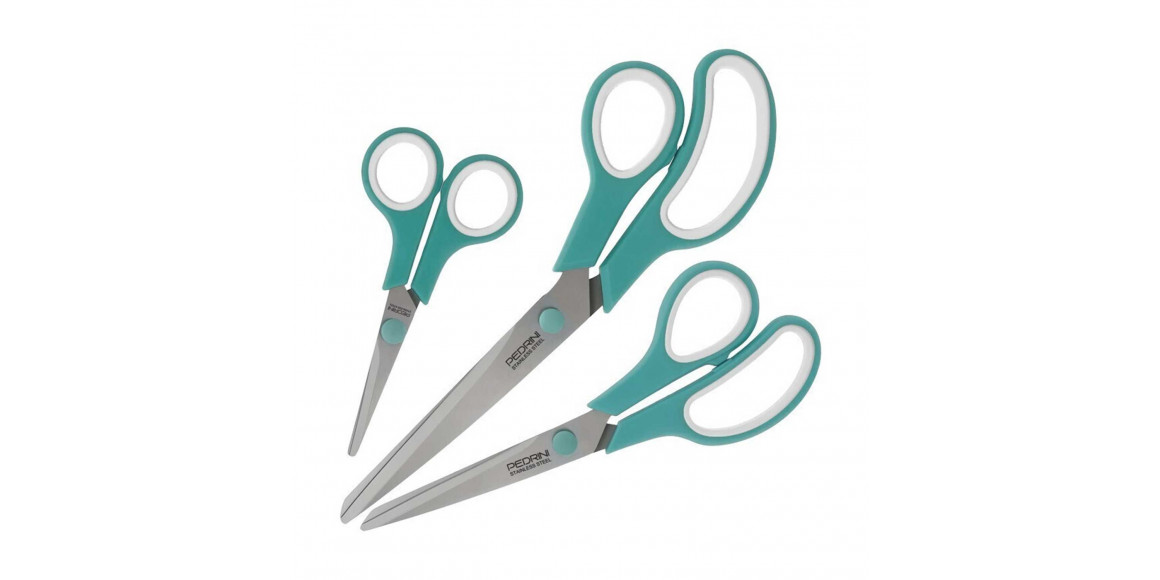 Խոհանոցային մկրատ PEDRINI W2065 SET 3PC SCISSORS IN BLISTER 