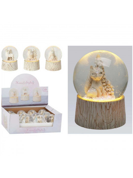 N/y decorate objects KOOPMAN WATERGLOBE WITH ANILAL 65MM (584562) (ALX618320)