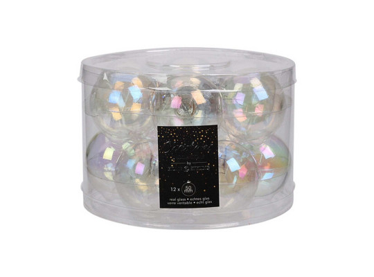 Новогодные декоративные аксессуары KOOPMAN XMAS BALL 50MM S12 IRRIDESCENT (170987) (ARB103070)