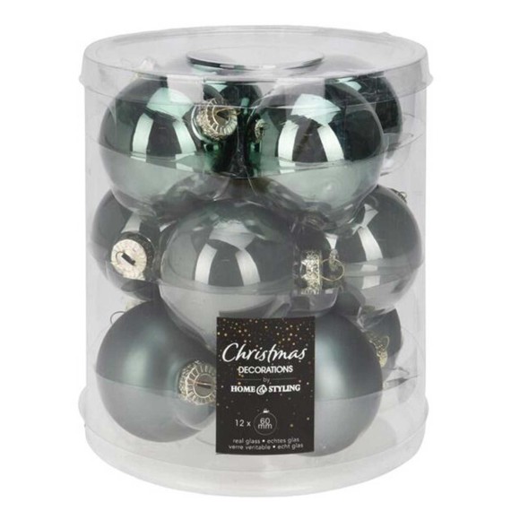 Ամանորյա դեկորատիվ առարկաներ KOOPMAN XMAS BALL 60MM S12 GREEN (196574) (ARB103620)