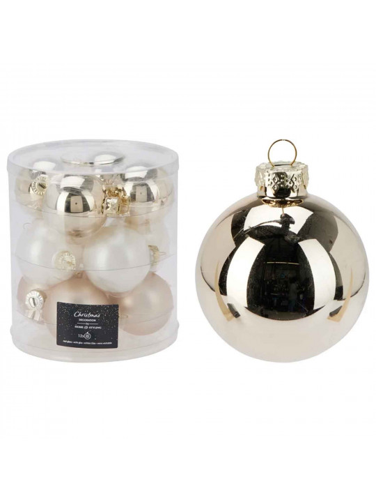 N/y decorate objects KOOPMAN XMASS BALL 60MM S12 3ASS CLR (534253) (ARB103660)