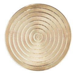 Сервировочная салфетка TISECO ZZ0537GOLD CAPELINNI  ROUND 39.5CM 