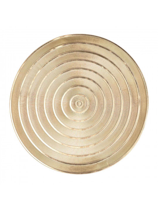 Սպասքի տակդիր TISECO ZZ0537GOLD CAPELINNI  ROUND 39.5CM 