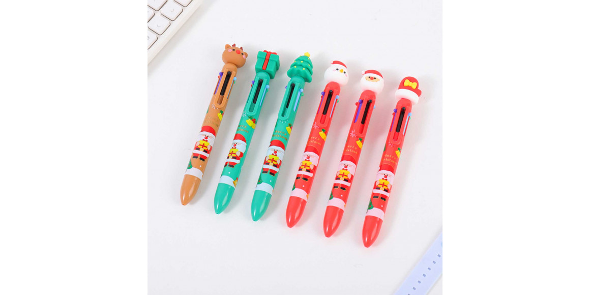 Stationery accessories XIMI 6941963910873 CHRISTMAS CARNIVAL NIGHT 6-IN-1 BALL PEN (910873)