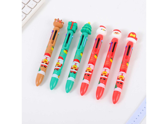 Գրենական պարագաներ XIMI 6941963910873 CHRISTMAS CARNIVAL NIGHT 6-IN-1 BALL PEN (910873)