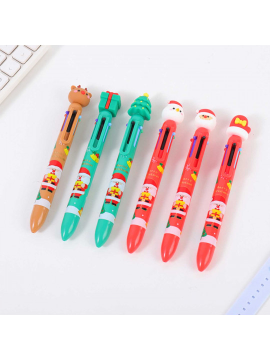Գրենական պարագաներ XIMI 6941963910873 CHRISTMAS CARNIVAL NIGHT 6-IN-1 BALL PEN (910873)