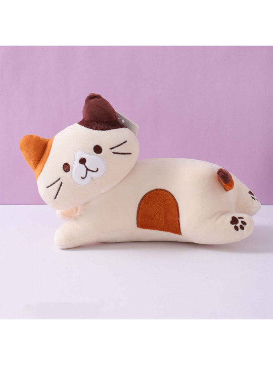 Խաղալիք փափուկ XIMI 6941963949217 LYING CHEESE KITTEN PLUSH DOLL (S (949217)